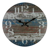 Goba Clock Colored Wood - Wall Clock