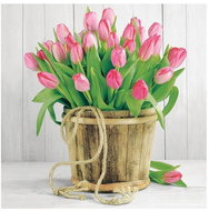 Tulips in a bucket - Paper Napkins