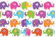 GOBA Plastic Elephants - Placemat