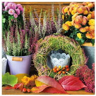 Heather and wreath - Paper Napkins