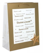 Christmas bag big Golden font - Gift Bag