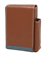 Goba Brown leather cigarette case - Case for Personal Items