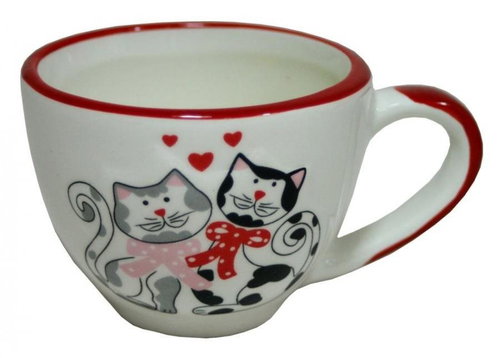 GOBA Ceramic espresso mug Cats - Mug - Main image