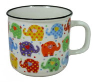 GOBA Ceramic mug Elephants 450 ml - Mug