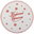 Beautiful Christmas white diameter 30 cm, 4 pcs