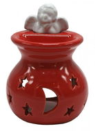 Aromalampa Goba vánoční Aroma lampa červená s andělem - Aromalampa