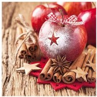 Goba vánoční ubrousky Jablko + skořice - Papírové ubrousky