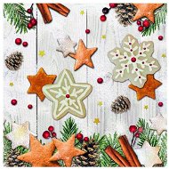 Goba vánoční ubrousky Ubrousky cukroví - Papírové ubrousky