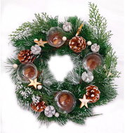 GOBA Christmas wreath - pine needles, 30 cm - Wreath