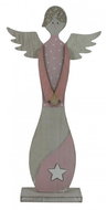 Goba Decoration wooden angel pink with star - Decoration