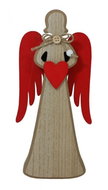 Angel L mushroom with red wings - Decoration