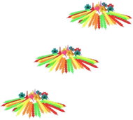 Arpex Neon birthday candles, 72 pcs, 6cm - Candle