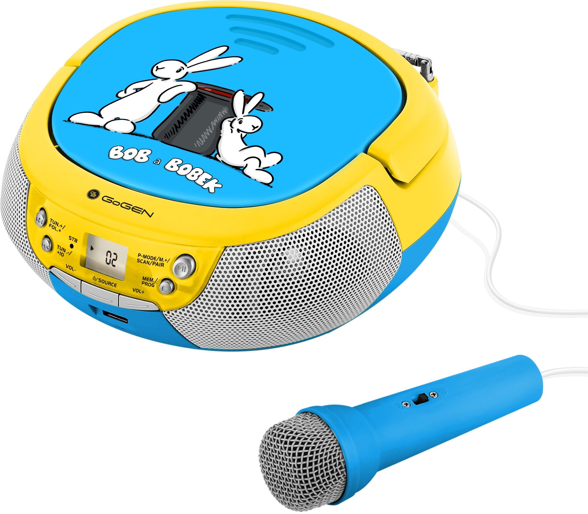 GoGEN Bob a Bobek CD - kék