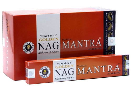 Golden Nag Indian Mantra scented sticks 15 pcs - Incense Sticks - Main image