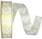 Goldina Loy Amore Mio svatební 25 mm × 20 m  - Stuha