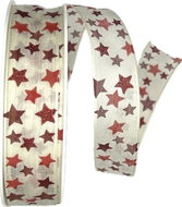 GOLDINA Christmas ribbon CELESTIAL CREME cream 9465 - Ribbon