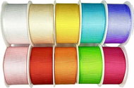GOLDINA Set of 10 multicoloured Elegance ribbons 40 mm × 2 m - Ribbon