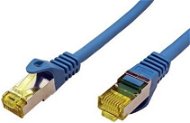 OEM S/FTP Cat 7 patch kábel, RJ45 csatlakozókkal, LSOH, 0,5 m, kék - Hálózati kábel
