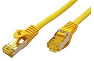 OEM S/FTP patch Cat 7, RJ45 csatlakozó, LSOH, 0.25m, sárga - Hálózati kábel