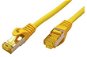 OEM S/FTP patchkabel Cat 7, s konektory RJ45, LSOH, 0.25m, žlutý - Síťový kabel