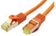 OEM S/FTP Patchkabel Cat 7, mit RJ45-Anschlüssen, LSOH, 2m, orange - LAN-Kabel
