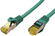 OEM S/FTP Cat 7 patch kábel, RJ45 csatlakozókkal, LSOH, 0.25m, zöld - Hálózati kábel