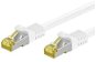 OEM S/FTP patchcable Cat 7, with RJ45 connectors, LSOH, 3m, white - Ethernet Cable