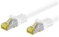 OEM S/FTP patch cable Cat 7, with RJ45 connectors, LSOH, 10m, white - Ethernet Cable