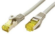 OEM S/FTP patchkabel Cat 7, s konektormi RJ45, LSOH, 0,25 m, sivý - Sieťový kábel