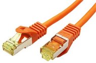 OEM S/FTP patchkabel Cat 7, s konektormi RJ45, LSOH, 25 m, oranžový - Sieťový kábel