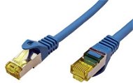 OEM S / FTP Patchkabel Cat 7, mit RJ45-Anschlüssen, LSOH, 25m, blau - LAN-Kabel