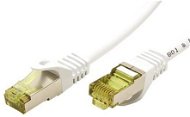LAN-Kabel OEM S / FTP Patchkabel Cat 7, mit RJ45-Steckern, LSOH, 25m, weiß - Síťový kabel