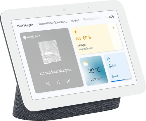 Google Nest Hub (2nd gen) Charcoal - EU - Voice Assistant - Main image