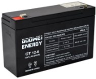 GOOWEI ENERGY Bezúdržbový olovený akumulátor OT12-6, 6 V, 12 Ah - Batéria pre záložný zdroj