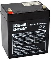 GOOWEI ENERGY Bezúdržbový olovený akumulátor OT5-12, 12 V, 5 Ah - Batéria pre záložný zdroj