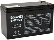 GOOWEI ENERGY Bezúdržbový olovený akumulátor OT7-12, 12 V, 7 Ah - Batéria pre záložný zdroj