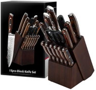 UG GRILL Gift set of kitchen knives with stand 8 pcs - Knife Set