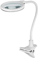 Goobay Lampa s lupou, 100 mm, 3 dioprie, LED osvětlení 6 W, klip - Stolní lampa