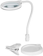 Goobay Lampa s lupou, 100 mm, 3 dioprie, LED osvětlení 6 W, klip a stojánek - Stolní lampa