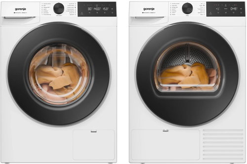 GORENJE WG486A21 Ultra Clean + GORENJE DG48C NatureDry - Washer Dryer Set - Main image