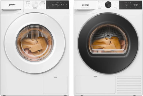 GORENJE W1G484A3 Ultra Clean + GORENJE D1G48C NatureDry - Washer Dryer Set - Main image
