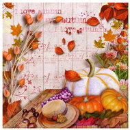 Goba napkins I love autumn - Paper Napkins