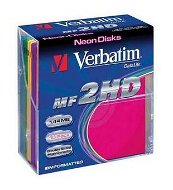 Diskety Verbatim DataLife Neons 1,44MB balení 10ks barevné - -