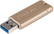 VERBATIM Store 'n' Go PinStripe Anniversary Edition Gold 128GB USB 3.0, Gold - Flash Drive