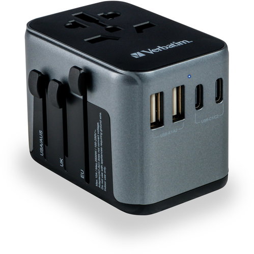VERBATIM Universal Travel Adapter UTA-03 PD 30 W - Reiseadapter - Hauptbild