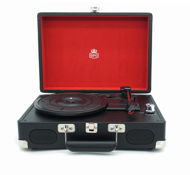 GPO Soho V2 Black/Sliver - Turntable