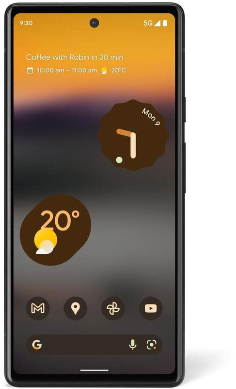 Google Pixel 6a 5G 6 GB/128 GB fekete