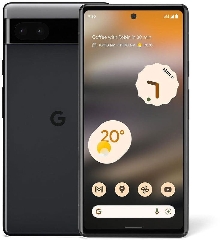 Google Pixel 6a 5G 6 GB/128 GB fekete