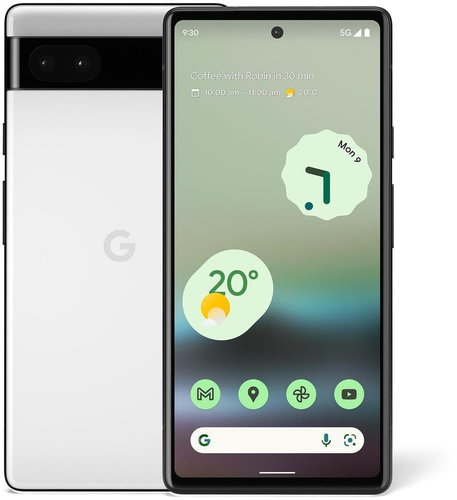 Google Pixel 6a 5G 6GB/128GB white - Mobile Phone - Main image