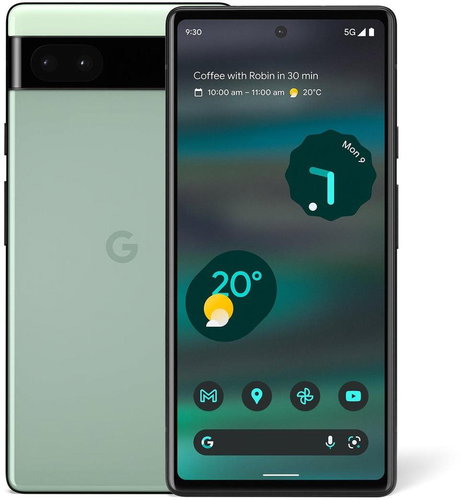 Google Pixel 6a 5G 6GB/128GB green - Mobile Phone - Main image